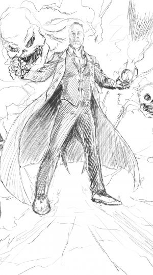 Magic Poster Long Coat 1