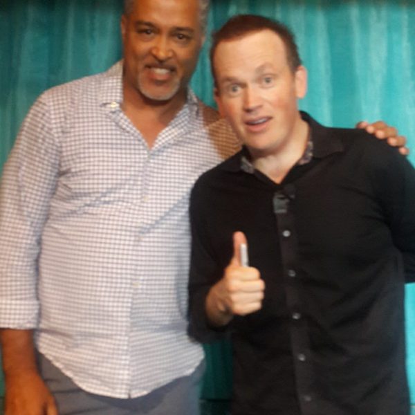 Marshall with Nathan Burton