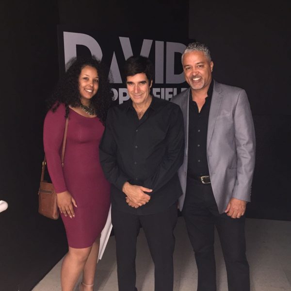 Marshall with David Copperfield