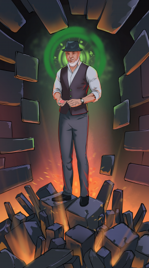 poster cards in hand